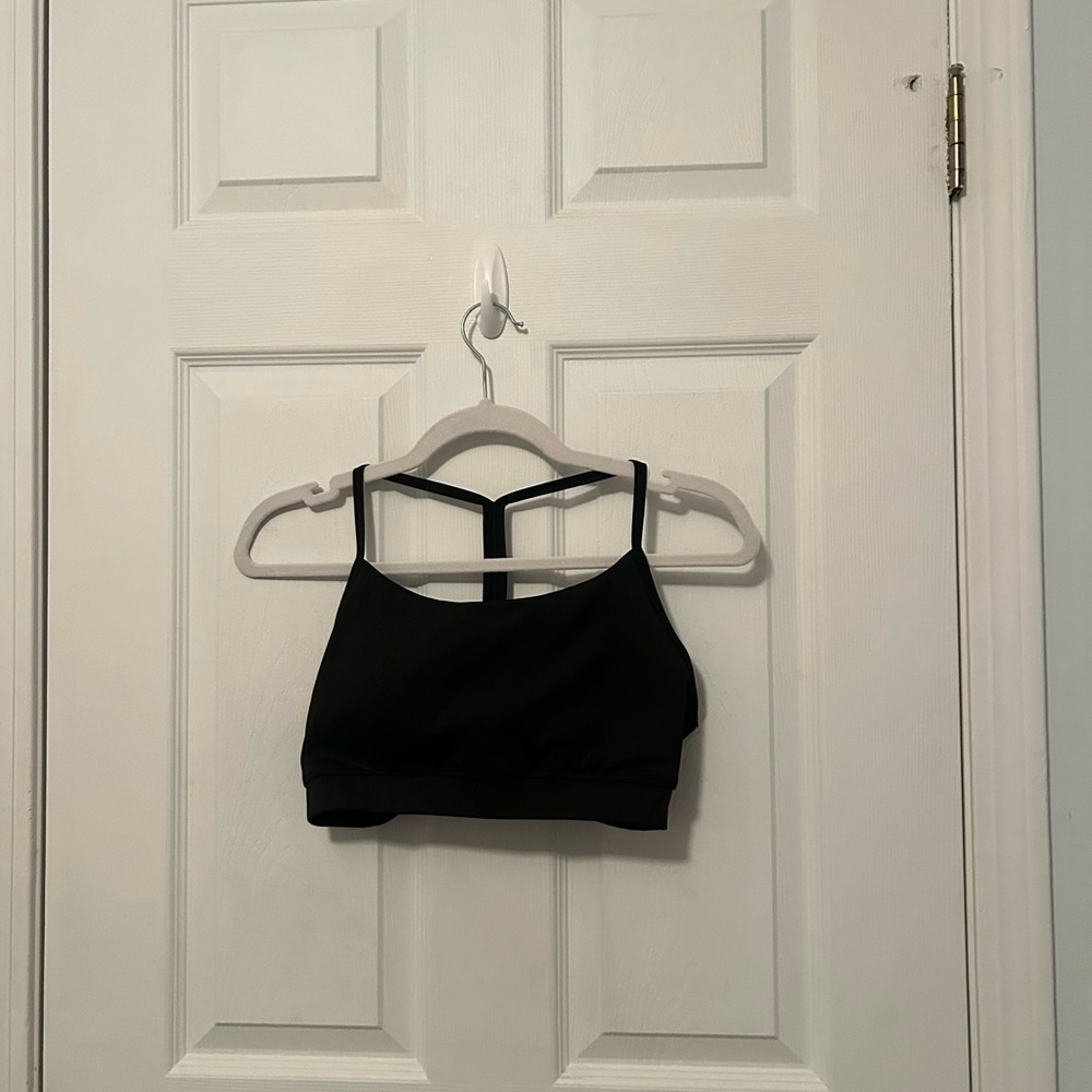 Women's Black Razorback Padded Sports Bra